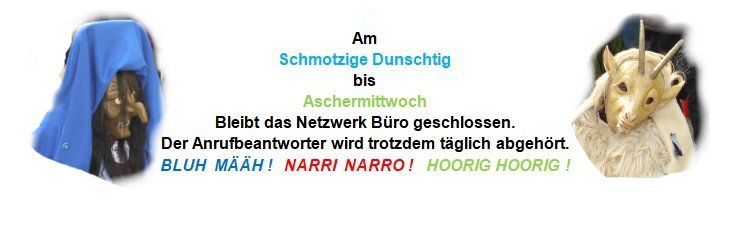 An Fasnacht geschlossen